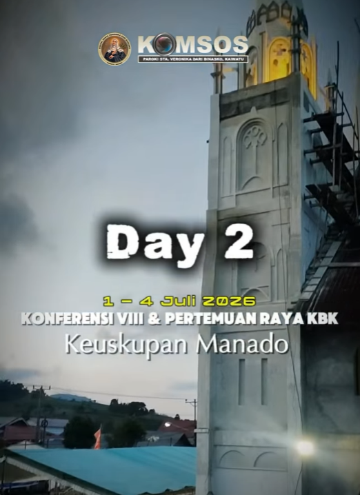 Foto kegiatan Kemeriahan Pertemuan Raya KBK Keuskupan Manado ✨🎊