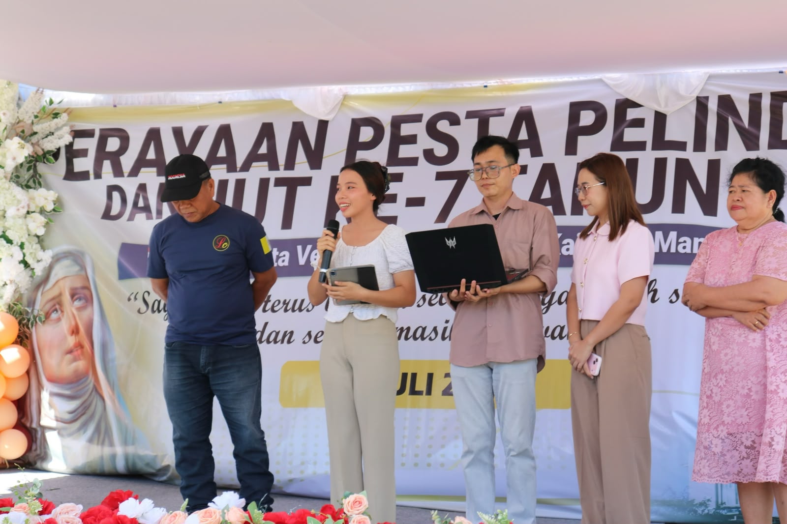 Foto kegiatan Launching Website Pemetaan dan Program Prioritas Paroki Sta. Veronika dari Binasco, Kaiwatu